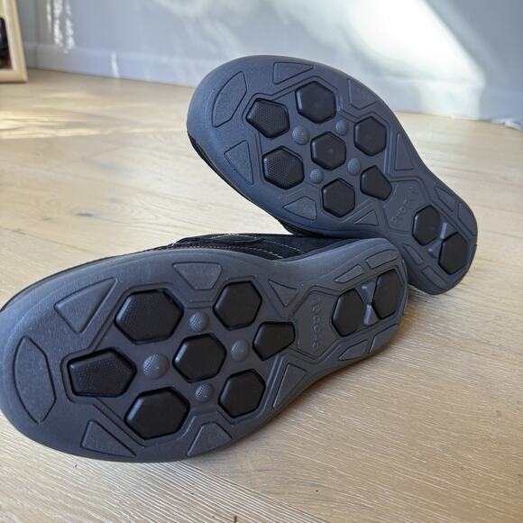 Propet Mens Porter Loafers Size 10 W (E) Black New With Box Hook And Loop Strap - Picture 7 of 7